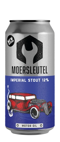 Blik Moersleutel bier: Motor Oil